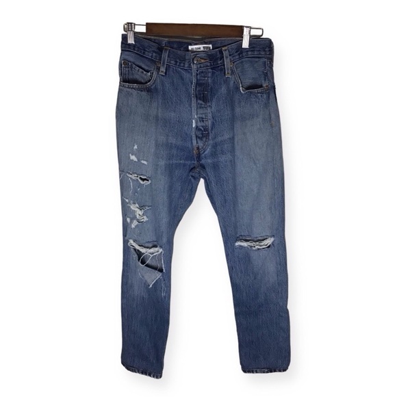 RE/DONE Levi’s Distressed High Rise Jeans Size 27.